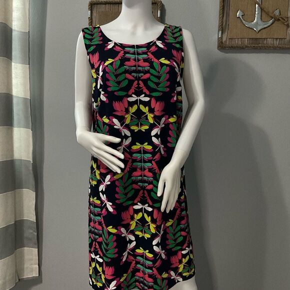 Crown & Ivy Woman Floral Sleeveless Dress - Black, Pink, Green - Picture 3 of 7